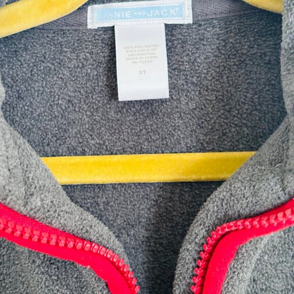 Janie and Jack Boys Walrus Half Zip Pullover Fleece Size 4T - Picture 3 of 4